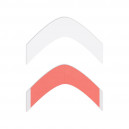 Biadesivo Rosso Trasparente Pretagliato Curvo AA