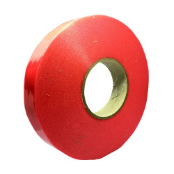 Biadesivo Rosso da 50 metri Morbido Opaco Spugnoso per Patch Cutaneo