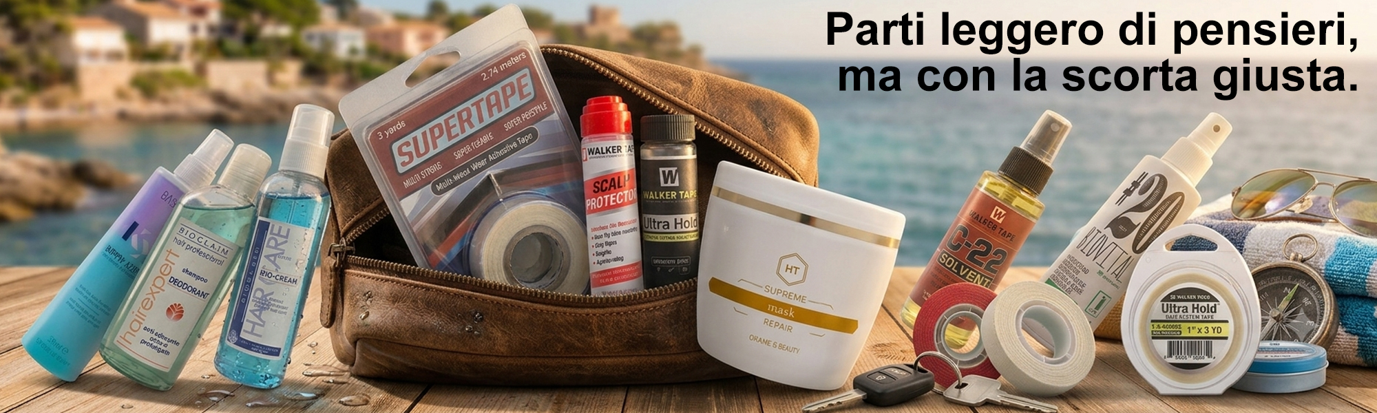 Parti leggero di pensieri, ma con la scorta giusta su TricoAeshop.com
