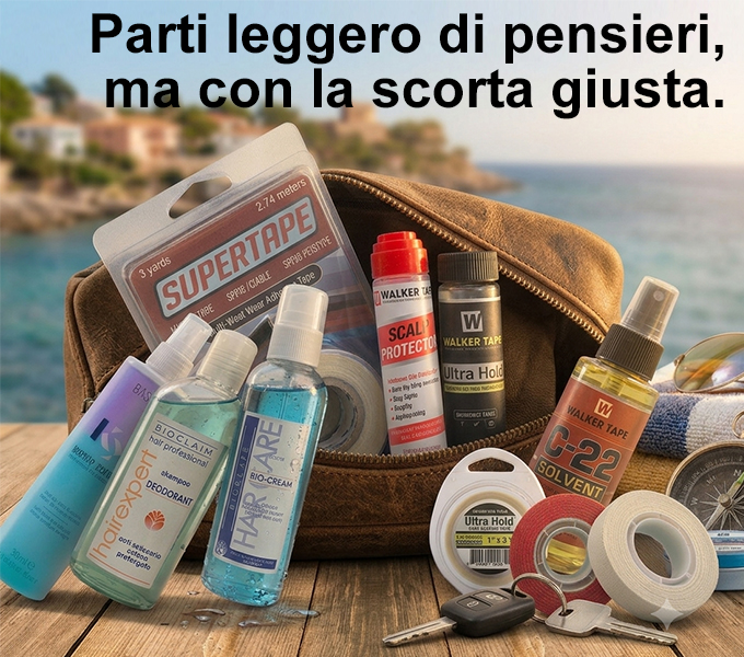 Parti leggero di pensieri, ma con la scorta giusta su TricoAeshop.com