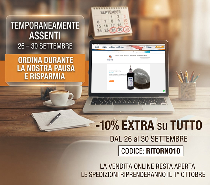 SCONTO 10% su TUTTO il catalogo di TricoAeshop.com