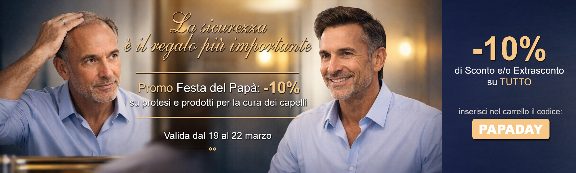 Sconto 10% - FESTA del PAPÀ - TricoAeshop.com