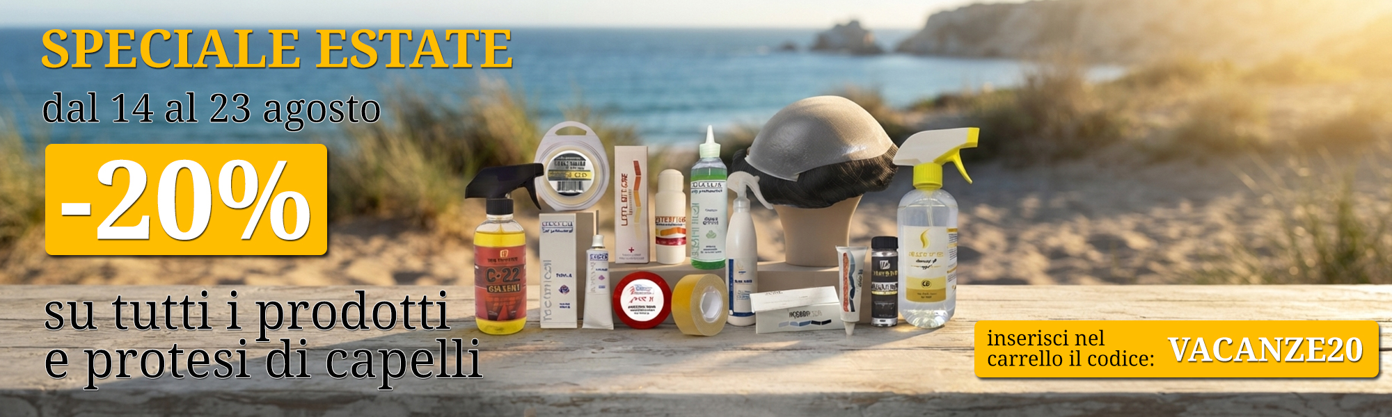 Approfitta dello SCONTO SVUOTATUTTO di TricoAeshop.com